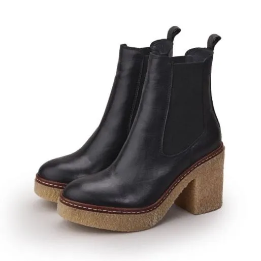 Breeanna Black Leather Women Moda In Pelle Black Boots Breeanna Black Leather Women Moda In Pelle Black Boots