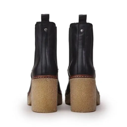 Breeanna Black Leather Women Moda In Pelle Black Boots Breeanna Black Leather Women Moda In Pelle Black Boots