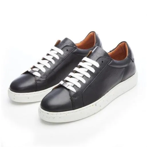 Breeze Black Leather Women Moda In Pelle Casual Trainers Breeze Black Leather Women Moda In Pelle Casual Trainers