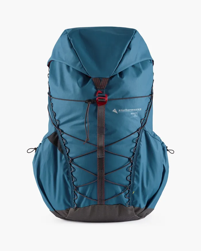 Brimer 32L Lightweight Trekking Backpack Monkshood Blue MenWomen Klttermusen SingleDay Backpacks 1832l