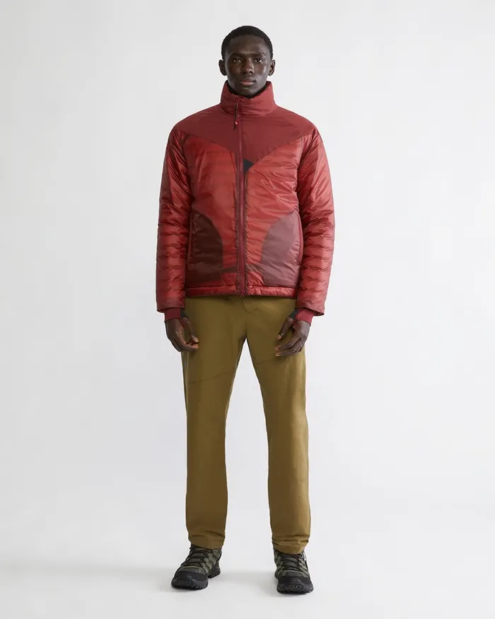 Brokk Levitend Jacket Klttermusen Off The Mountain Collection Dark Russet Men Klttermusen Down and Insulated Jackets