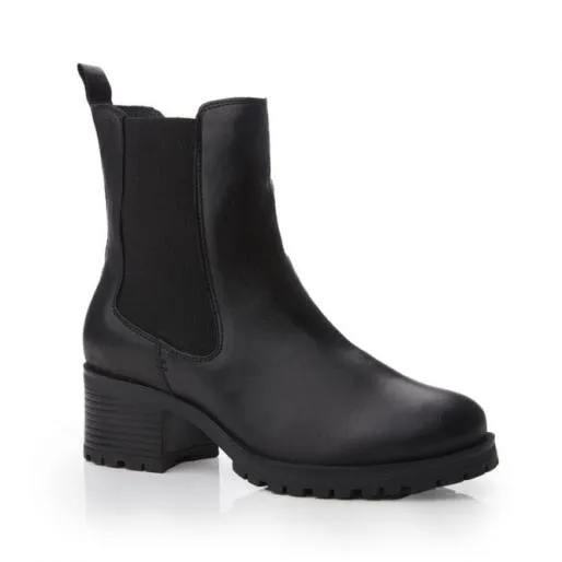 Brooklea Black Leather Women Moda In Pelle Black Boots Brooklea Black Leather Women Moda In Pelle Black Boots