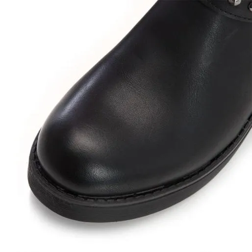 Brumm Black Porvair Women Moda In Pelle Ankle Boots Brumm Black Porvair Women Moda In Pelle Ankle Boots