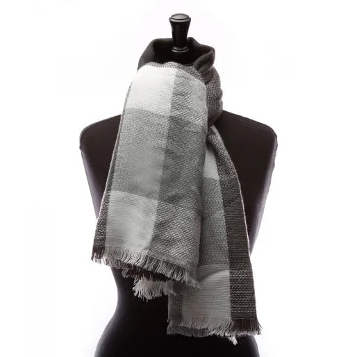 Calmascarf Monochrome Fabric Women Moda In Pelle Scarves