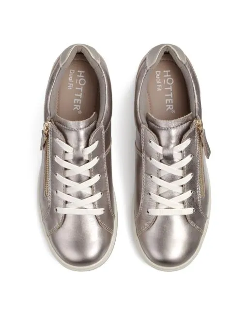 Casual Trainers Women Hotter Swift Trainers Pewter Metallic
