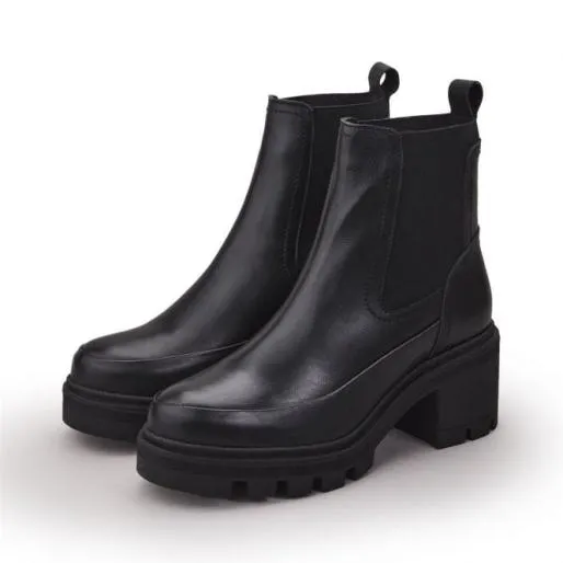 Chella Black Leather Women Moda In Pelle Black Boots Chella Black Leather Women Moda In Pelle Black Boots