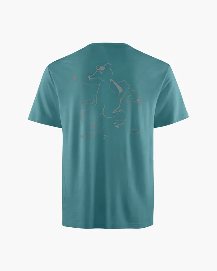 Dagr Merino Tee Emerald Green Men Klttermusen TShirts
