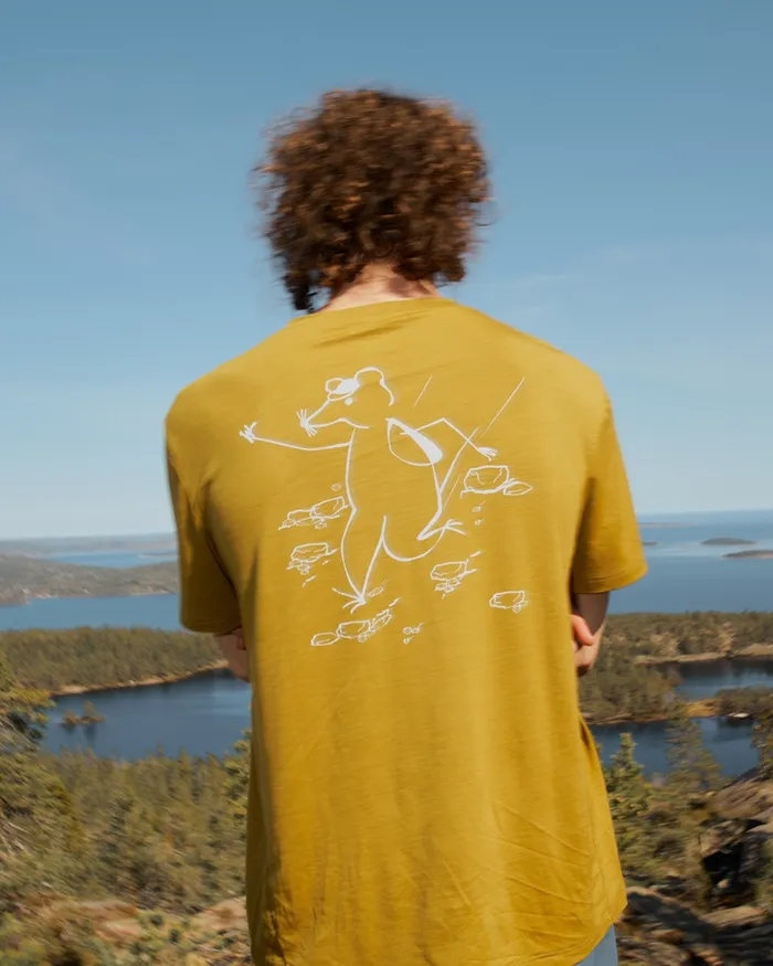 Dagr Merino Tee Juniper Green Men Klttermusen TShirts