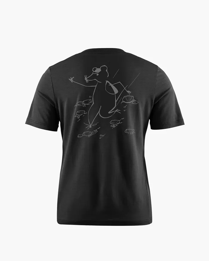 Dagr Merino Tee Raven Women Klttermusen TShirts