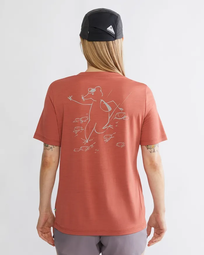 Dagr Merino Tee Raven Women Klttermusen TShirts