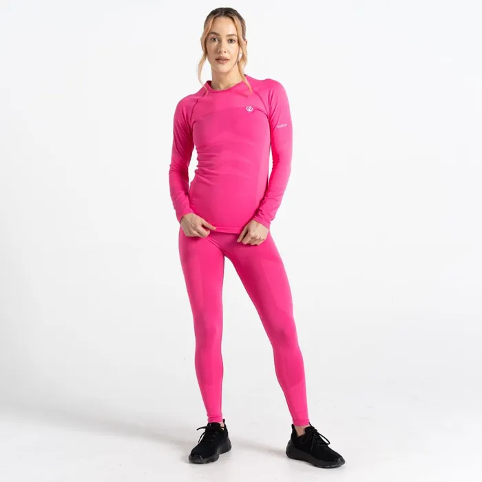 Dare 2b Base Layers In The Zone Ii Long Sleeved TShirt Pure Pink 8211 Women Dare 2b Base Layers In The Zone Ii Long Sleeved TShirt Pure Pink 8211 Women