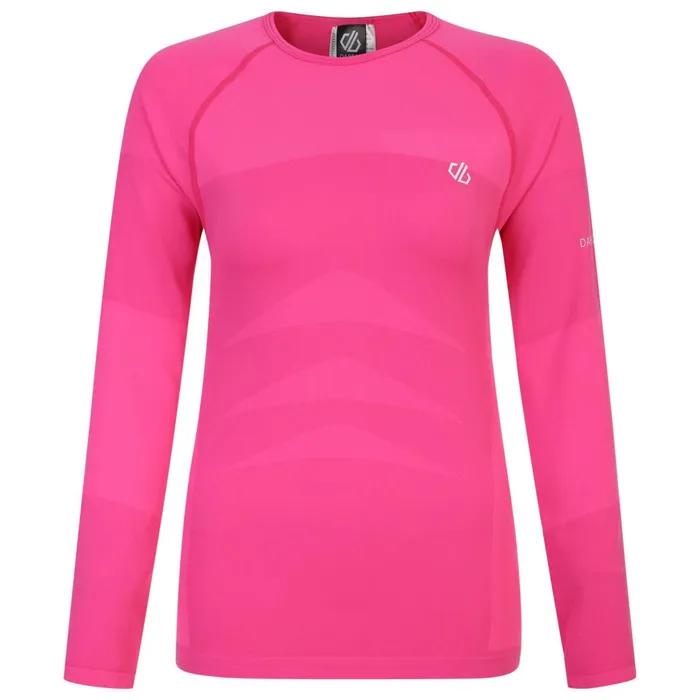 Dare 2b Base Layers In The Zone Ii Long Sleeved TShirt Pure Pink 8211 Women Dare 2b Base Layers In The Zone Ii Long Sleeved TShirt Pure Pink 8211 Women