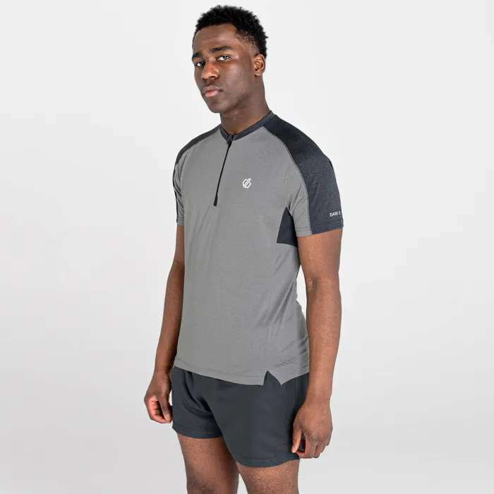 Dare 2b Cycling Jerseys Aces Ii Lightweight Zip Up Top Ash Grey Marl Ebony 8211 Men Dare 2b Cycling Jerseys Aces Ii Lightweight Zip Up Top Ash Grey Marl Ebony 8211 Men