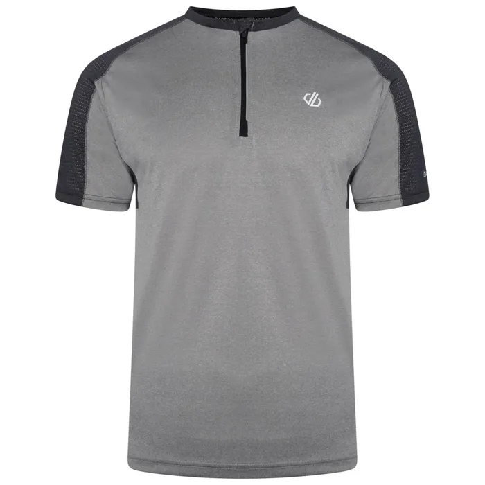 Dare 2b Cycling Jerseys Aces Ii Lightweight Zip Up Top Ash Grey Marl Ebony 8211 Men Dare 2b Cycling Jerseys Aces Ii Lightweight Zip Up Top Ash Grey Marl Ebony 8211 Men