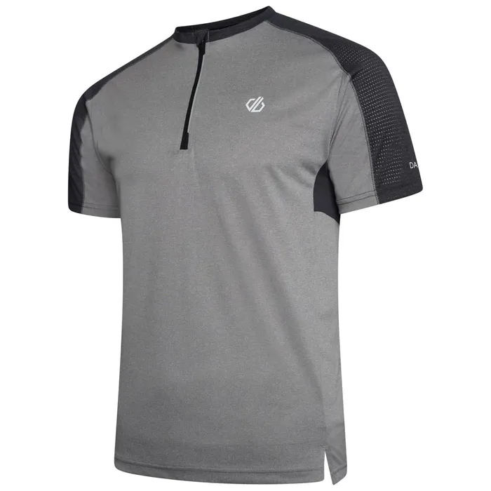 Dare 2b Cycling Jerseys Aces Ii Lightweight Zip Up Top Ash Grey Marl Ebony 8211 Men Dare 2b Cycling Jerseys Aces Ii Lightweight Zip Up Top Ash Grey Marl Ebony 8211 Men
