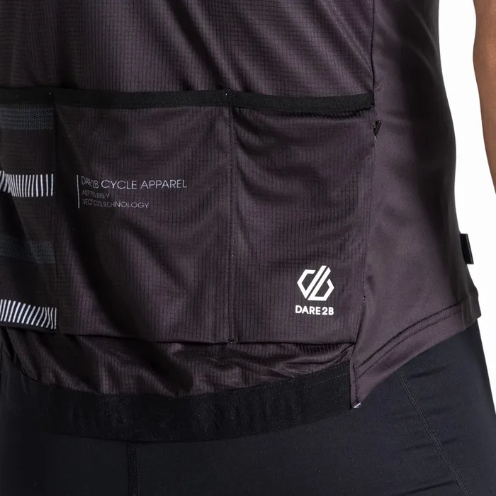 Dare 2b Cycling Jerseys Aep Revolving Short Sleeved Jersey Black 8211 Men