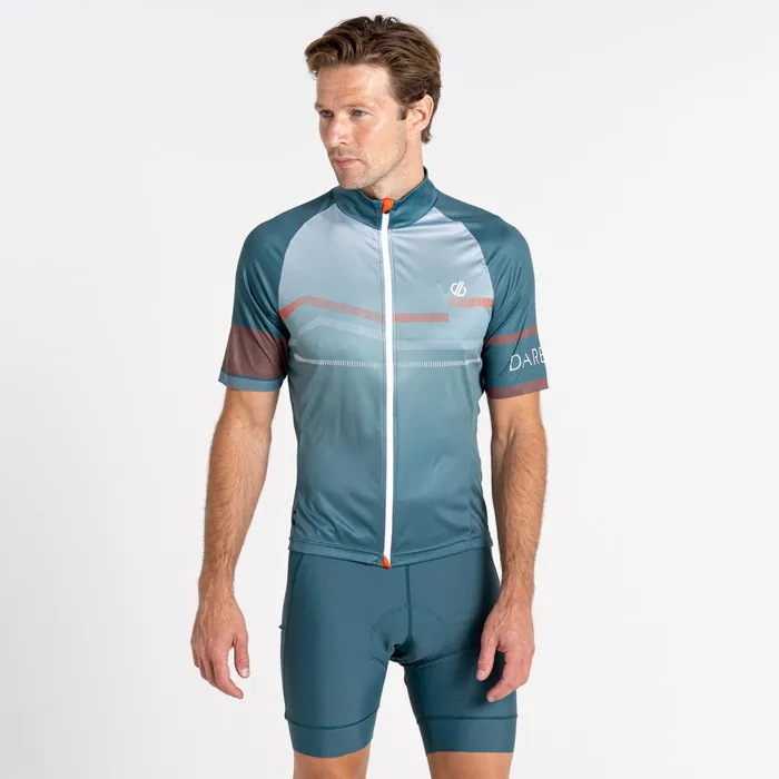 Dare 2b Cycling Jerseys Aep Revolving Short Sleeved Jersey Mediterranean Green 8211 Men Dare 2b Cycling Jerseys Aep Revolving Short Sleeved Jersey Mediterranean Green 8211 Men