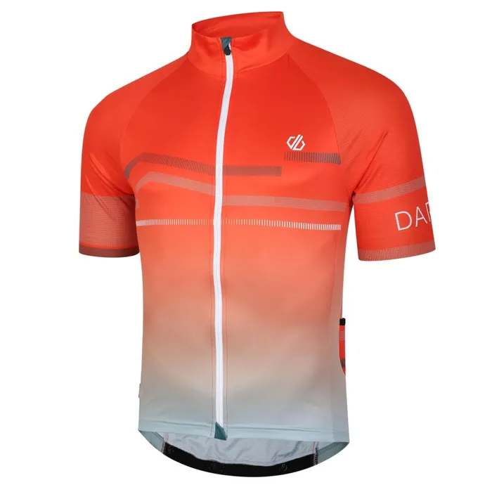 Dare 2b Cycling Jerseys Aep Revolving Short Sleeved Jersey Trail Blaze Red 8211 Men