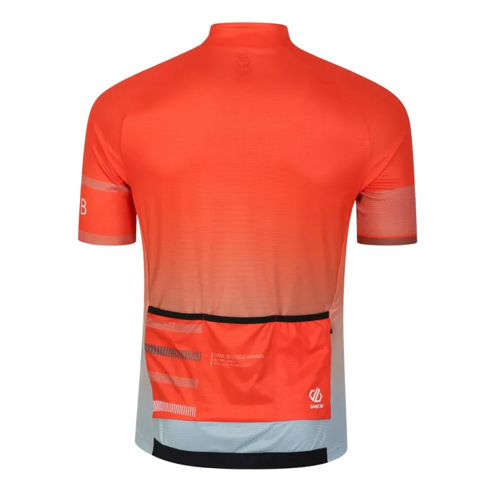 Dare 2b Cycling Jerseys Aep Revolving Short Sleeved Jersey Trail Blaze Red 8211 Men