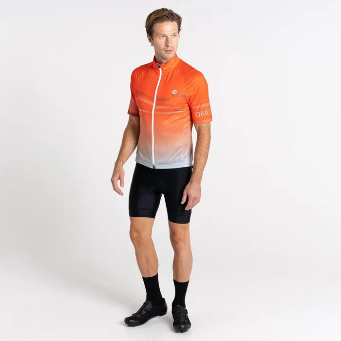 Dare 2b Cycling Jerseys Aep Revolving Short Sleeved Jersey Trail Blaze Red 8211 Men