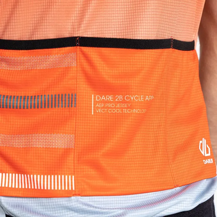 Dare 2b Cycling Jerseys Aep Revolving Short Sleeved Jersey Trail Blaze Red 8211 Men