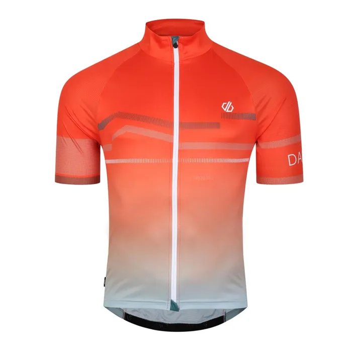 Dare 2b Cycling Jerseys Aep Revolving Short Sleeved Jersey Trail Blaze Red 8211 Men