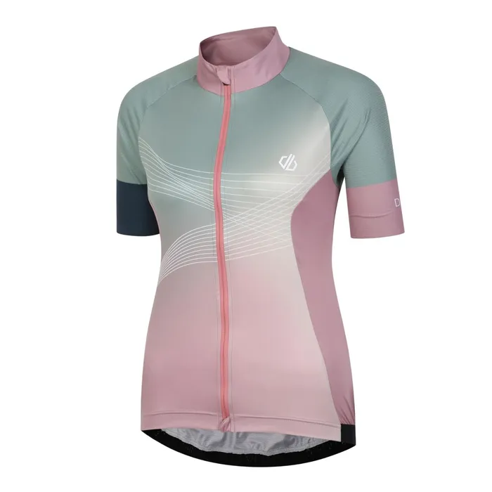 Dare 2b Cycling Jerseys Aep Stimulus Full Zip Jersery Lilypad Green 8211 Women