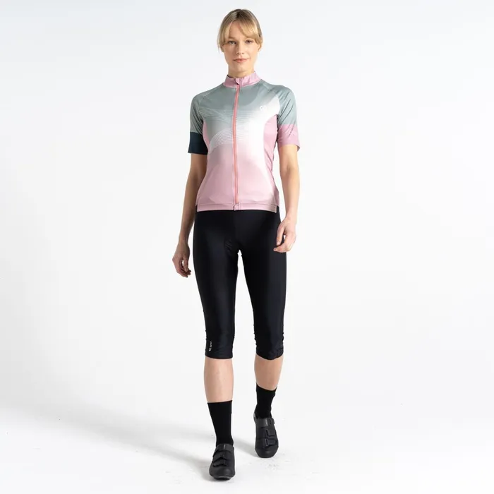 Dare 2b Cycling Jerseys Aep Stimulus Full Zip Jersery Lilypad Green 8211 Women