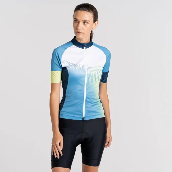 Dare 2b Cycling Jerseys Aep Stimulus Full Zip Jersery Niagara Blue 8211 Women Dare 2b Cycling Jerseys Aep Stimulus Full Zip Jersery Niagara Blue 8211 Women