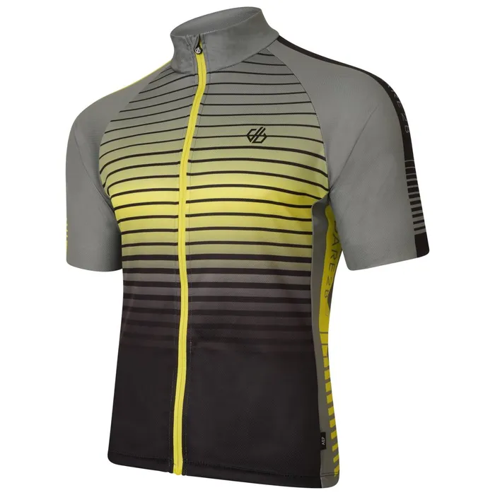 Dare 2b Cycling Jerseys Aep Virtuous Cycling Jersey Agave Green Underlined Print 8211 Men