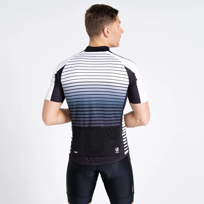 Dare 2b Cycling Jerseys Aep Virtuous Cycling Jersey Black Underlined Print 8211 Men
