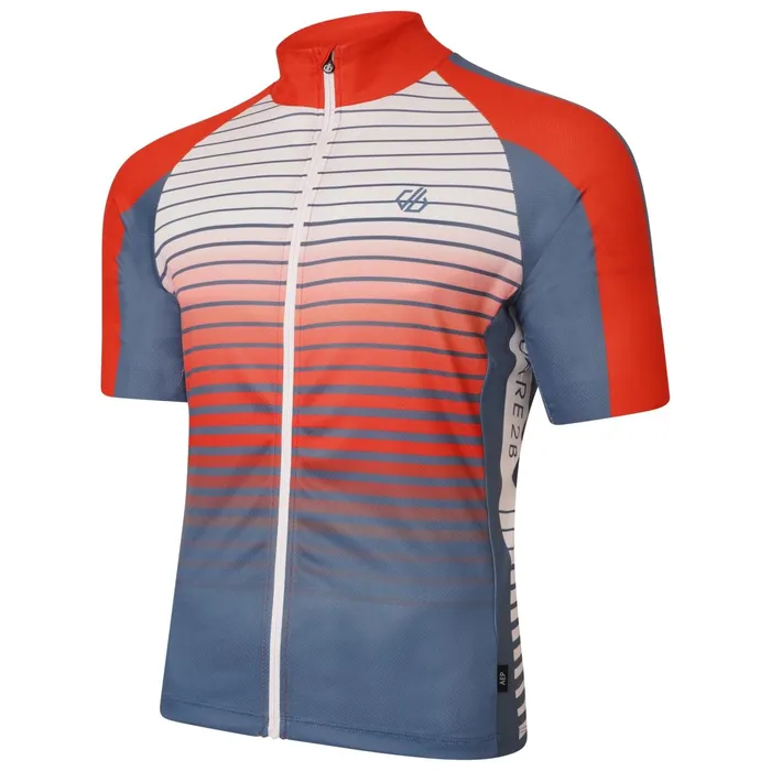 Dare 2b Cycling Jerseys Aep Virtuous Cycling Jersey Stellar Blue Underlined Print 8211 Men