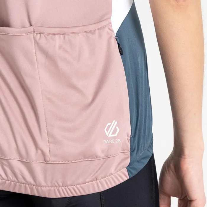 Dare 2b Cycling Jerseys Compassion Ii Lightweight Jersey Dusty Rose 8211 Women
