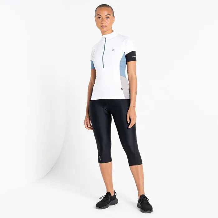 Dare 2b Cycling Jerseys Compassion Ii Lightweight Jersey White Ash Grey 8211 Women