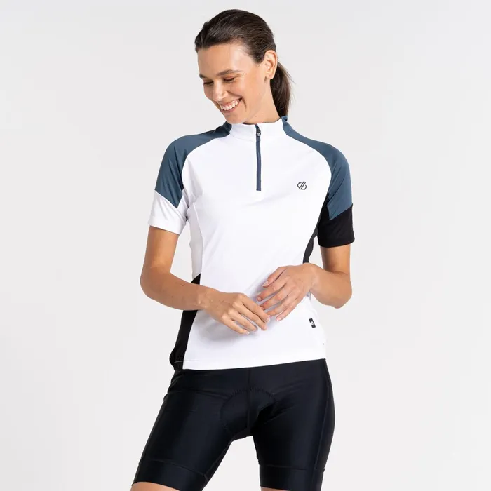 Dare 2b Cycling Jerseys Compassion Ii Lightweight Jersey White Orion Grey 8211 Women Dare 2b Cycling Jerseys Compassion Ii Lightweight Jersey White Orion Grey 8211 Women