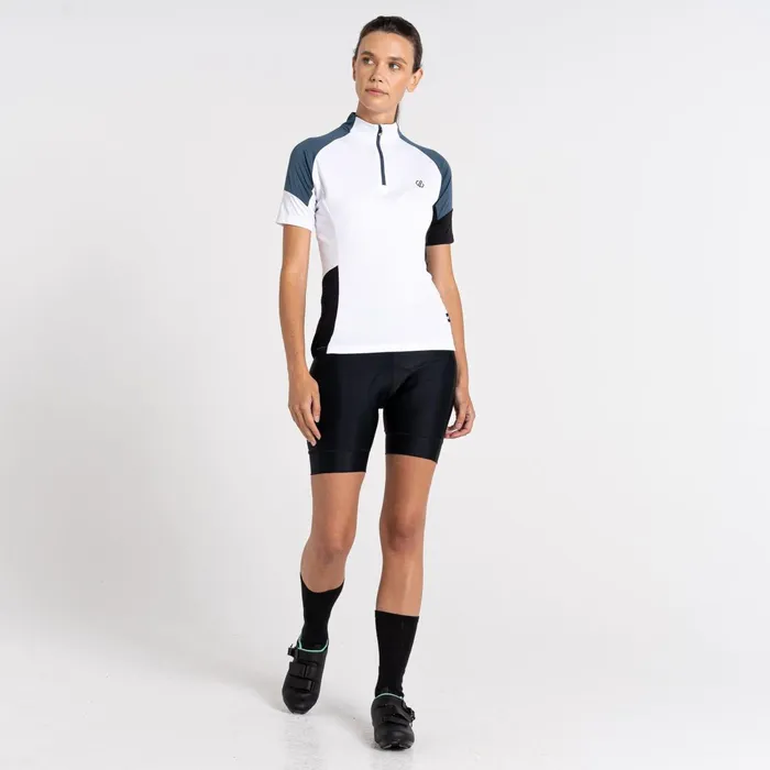 Dare 2b Cycling Jerseys Compassion Ii Lightweight Jersey White Orion Grey 8211 Women