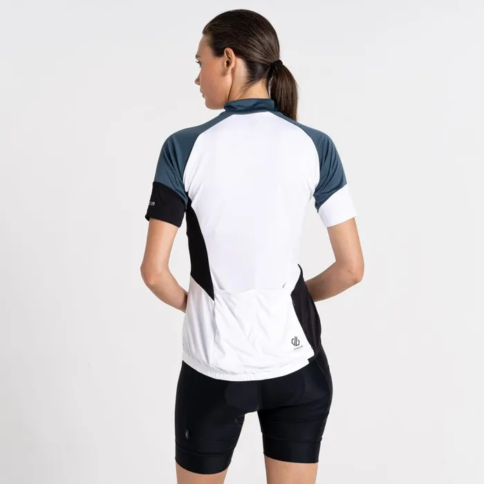 Dare 2b Cycling Jerseys Compassion Ii Lightweight Jersey White Orion Grey 8211 Women