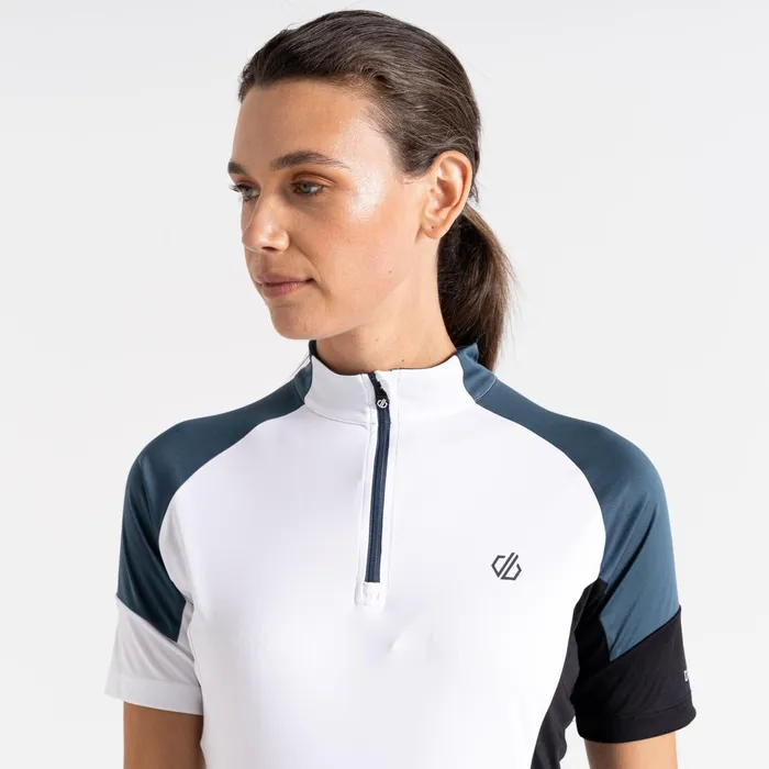 Dare 2b Cycling Jerseys Compassion Ii Lightweight Jersey White Orion Grey 8211 Women