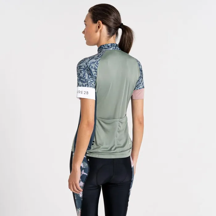 Dare 2b Cycling Jerseys Follow Through Cycling Jersey Lilypad Green 8211 Women