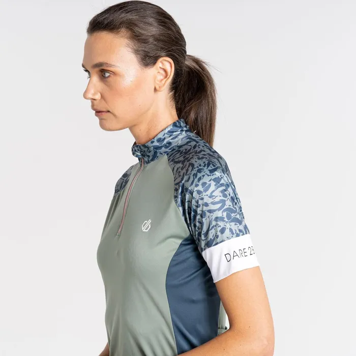 Dare 2b Cycling Jerseys Follow Through Cycling Jersey Lilypad Green 8211 Women