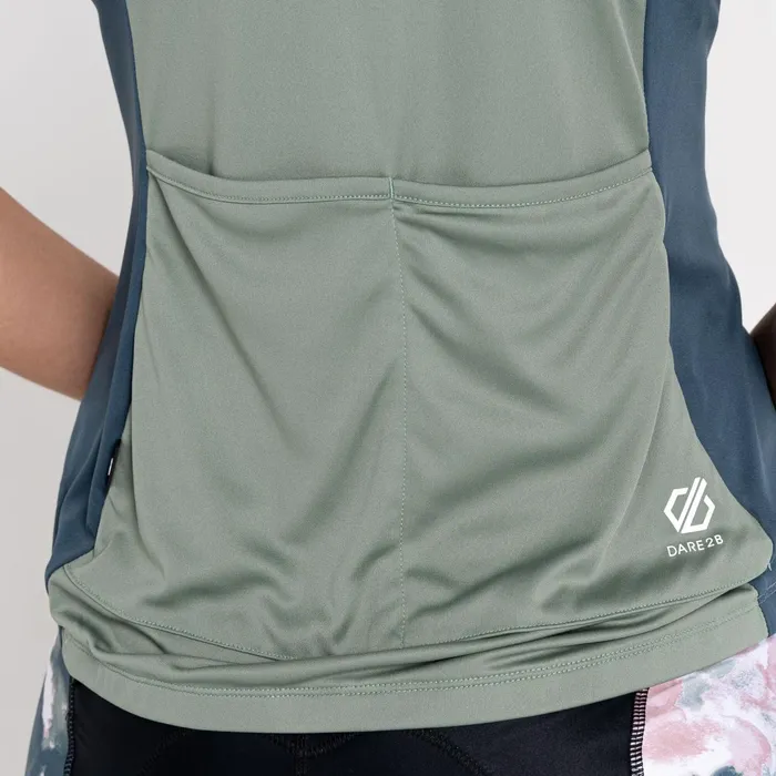 Dare 2b Cycling Jerseys Follow Through Cycling Jersey Lilypad Green 8211 Women