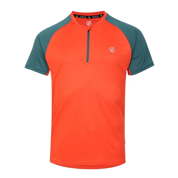 Dare 2b Cycling Jerseys Gallantry Jersey Trail Blaze Mediterranean Green 8211 Men