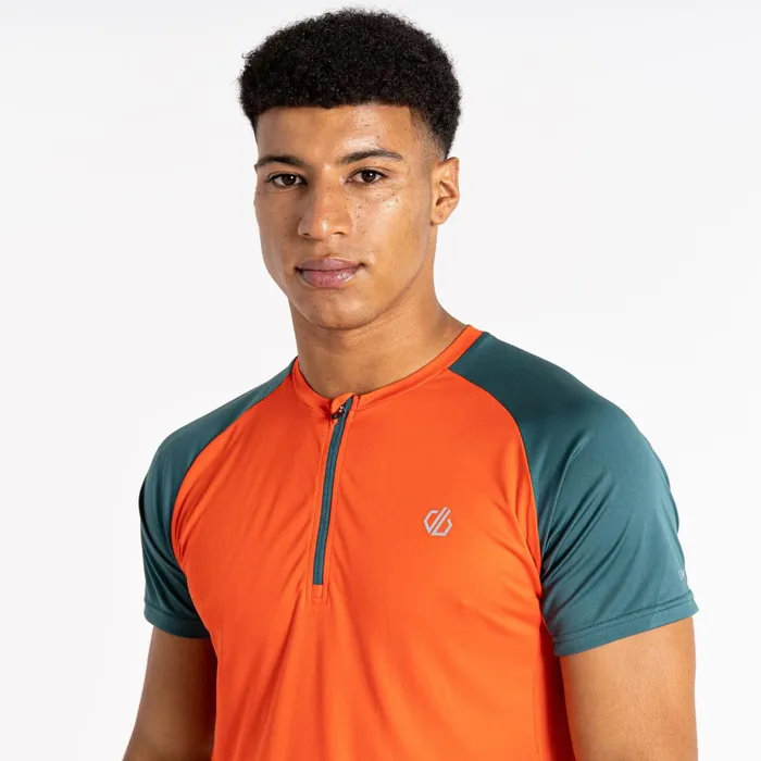 Dare 2b Cycling Jerseys Gallantry Jersey Trail Blaze Mediterranean Green 8211 Men