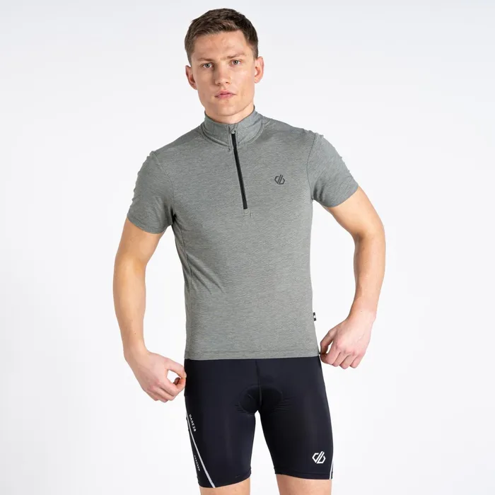 Dare 2b Cycling Jerseys Pedal It Out Lightweight Jersey Agave Green Marl 8211 Men