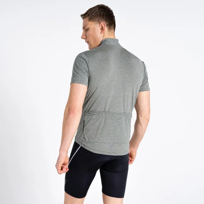 Dare 2b Cycling Jerseys Pedal It Out Lightweight Jersey Agave Green Marl 8211 Men