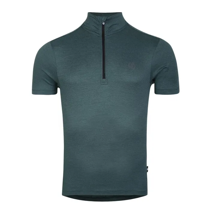 Dare 2b Cycling Jerseys Pedal It Out Lightweight Jersey Mediterranean Green Marl 8211 Men