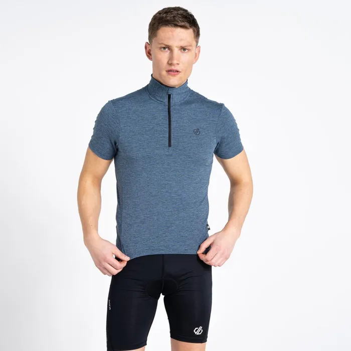 Dare 2b Cycling Jerseys Pedal It Out Lightweight Jersey Orion Grey Marl 8211 Men