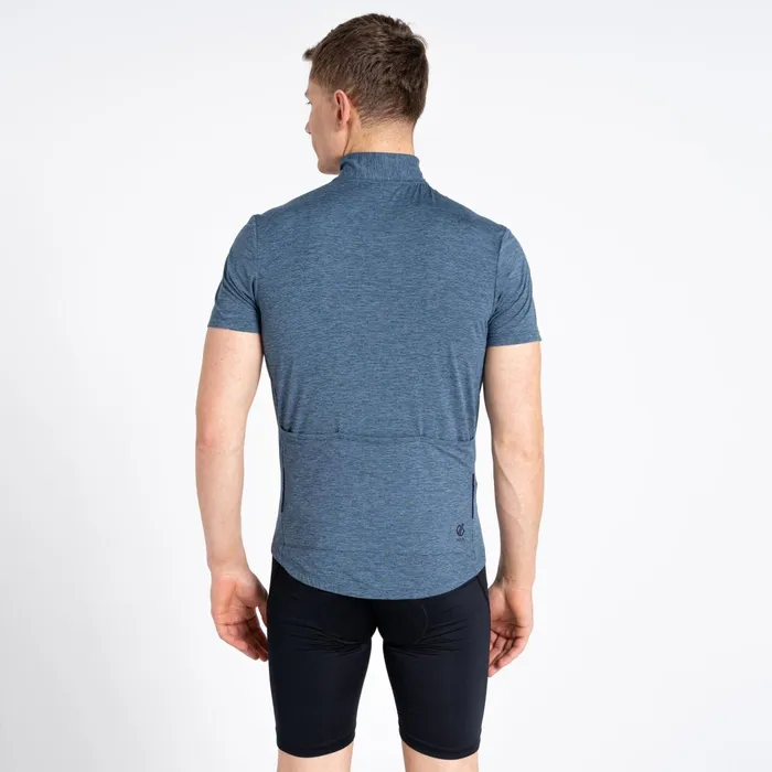 Dare 2b Cycling Jerseys Pedal It Out Lightweight Jersey Orion Grey Marl 8211 Men