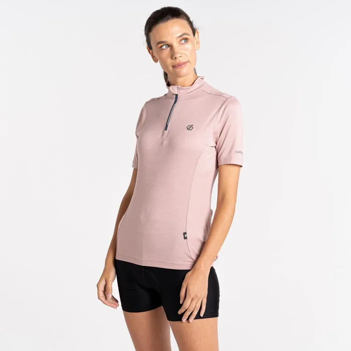 Dare 2b Cycling Jerseys Pedal Through It Lightweight Jersey Dusky Rose Marl 8211 Women Dare 2b Cycling Jerseys Pedal Through It Lightweight Jersey Dusky Rose Marl 8211 Women