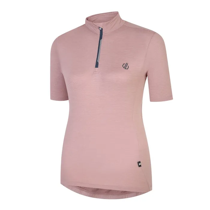 Dare 2b Cycling Jerseys Pedal Through It Lightweight Jersey Dusky Rose Marl 8211 Women